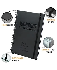 Gnuadz Fitness Journal Workout Planner Log Book Gym Home