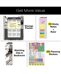 Gnuadz Hardcover Academic Planner 2026-2027 14-Month Daily Weekly Monthly Agenda Bookmark Pocket