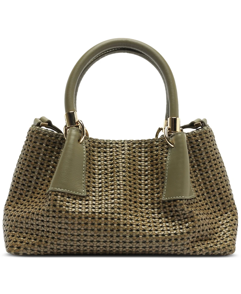 Arezzo Eva Medium Leather Tote Handbag