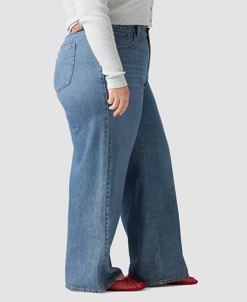 Levi's Plus Cinch Wide-Leg Cotton Baggy Jeans