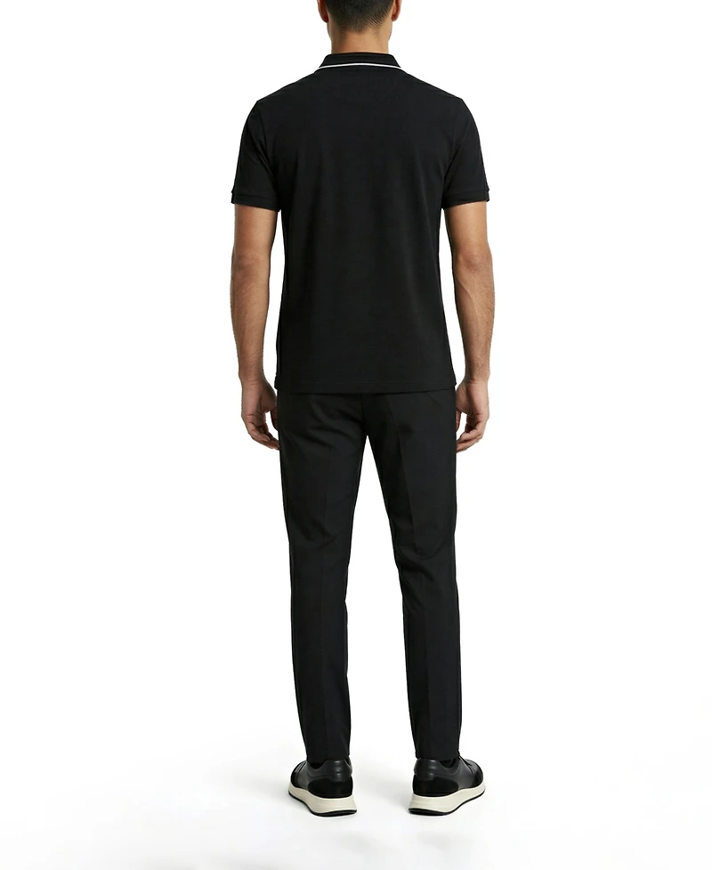 Boss by Hugo Men's Tonal Logo Slim-Fit Polo Shirt