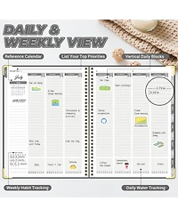 Gnuadz Academic Planner 2026-2027 Weekly Monthly Hardcover Tabs