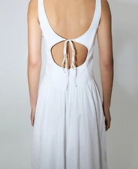 Mango Women's Open-Back Corset Dress