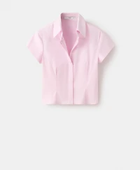 Mango Women's Fitted Cotton Shirt