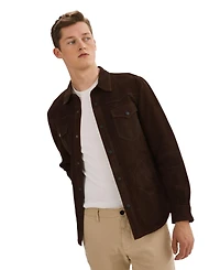 Regency Leathers Men's Gem Western Suede Shirt