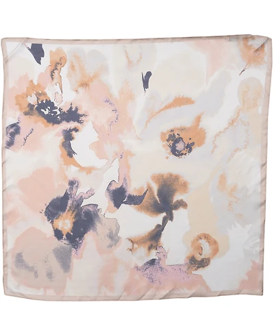 Vince Camuto Ink Blooms Square Scarf