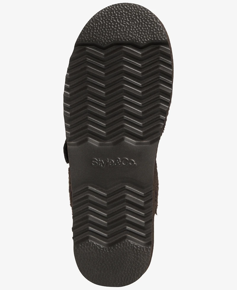 Style & Co Women's Ryderr Round Toe Slippers, Macy's Exclusive