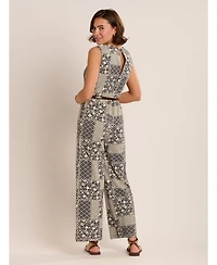 Brakeburn Women's Amanda Printed Jumpsuit