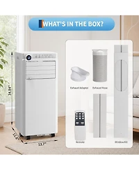 Xo Portable Air Conditioner, Cools/Heats Up to 450 Sq.Ft, 10000 Btu