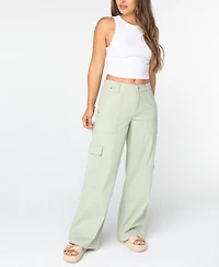 Celebrity Pink Juniors' Wide-Leg Cargo Pants