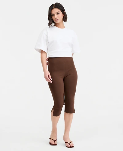 Bar Iii Women's Pull-On Capri Pants, Macy's Exclusive
