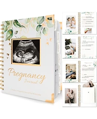 KeaBabies Pregnancy Journal Memory Book: Inspire, 90 Pages Hardcover Book, Journals for First Time Moms
