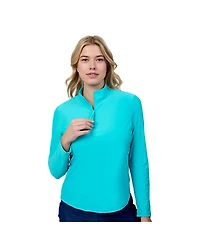 Free Country Women's Sun Breeze / Zip Sunshirt