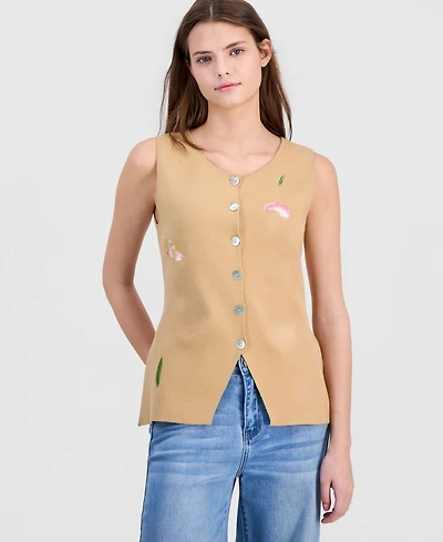Driftwood Women's Deanna Embroidered Vest