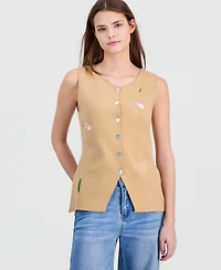 Driftwood Women's Deanna Embroidered Vest