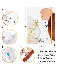 Gnuadz 2026-2028 Monthly Planner 24 Months Pocket Elastic Closure