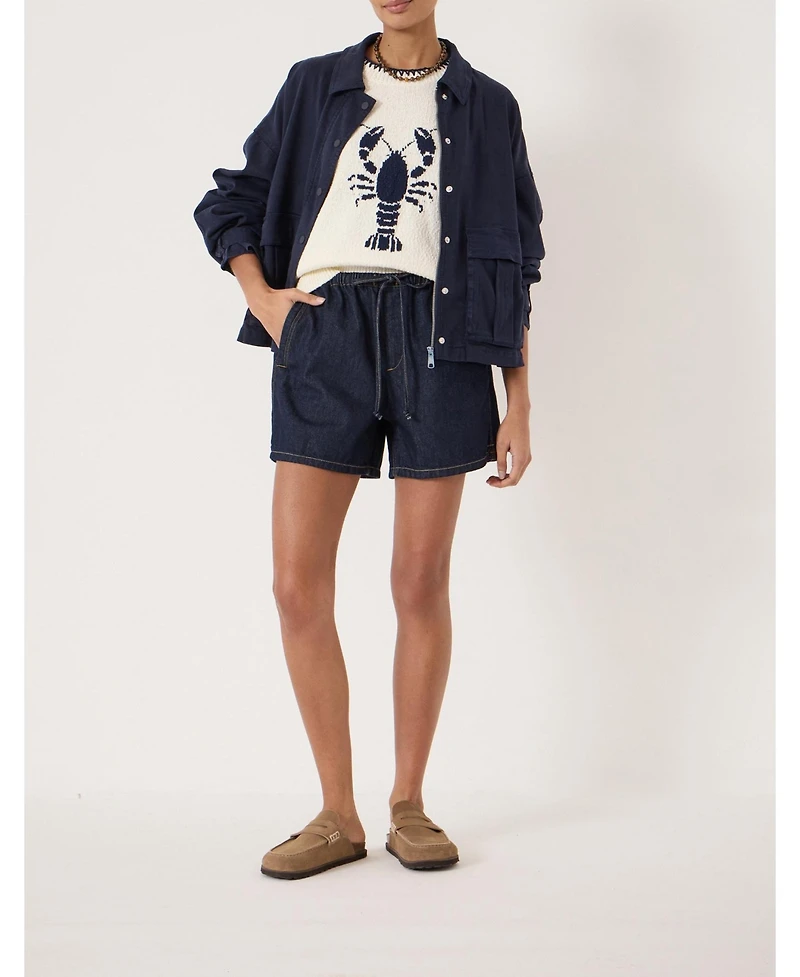 Hush Women's Betty Denim Pull On Shorts