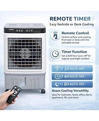 Xo 3-Speed Evaporative Cooler, Cooling Fan for Living Room, Office and Garage with 8.2 gal Water Tank