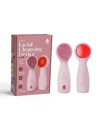 3-in-1 Sonic Facial Cleanser with Heated Jade and 7-Color Led Light Therapy