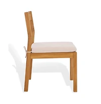 Augusta Home Mayaguana Teak Outdoor Dining Chair (Set of 2)
