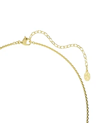 Swarovski Gold-Tone Plated Spiraling Pendant Necklace