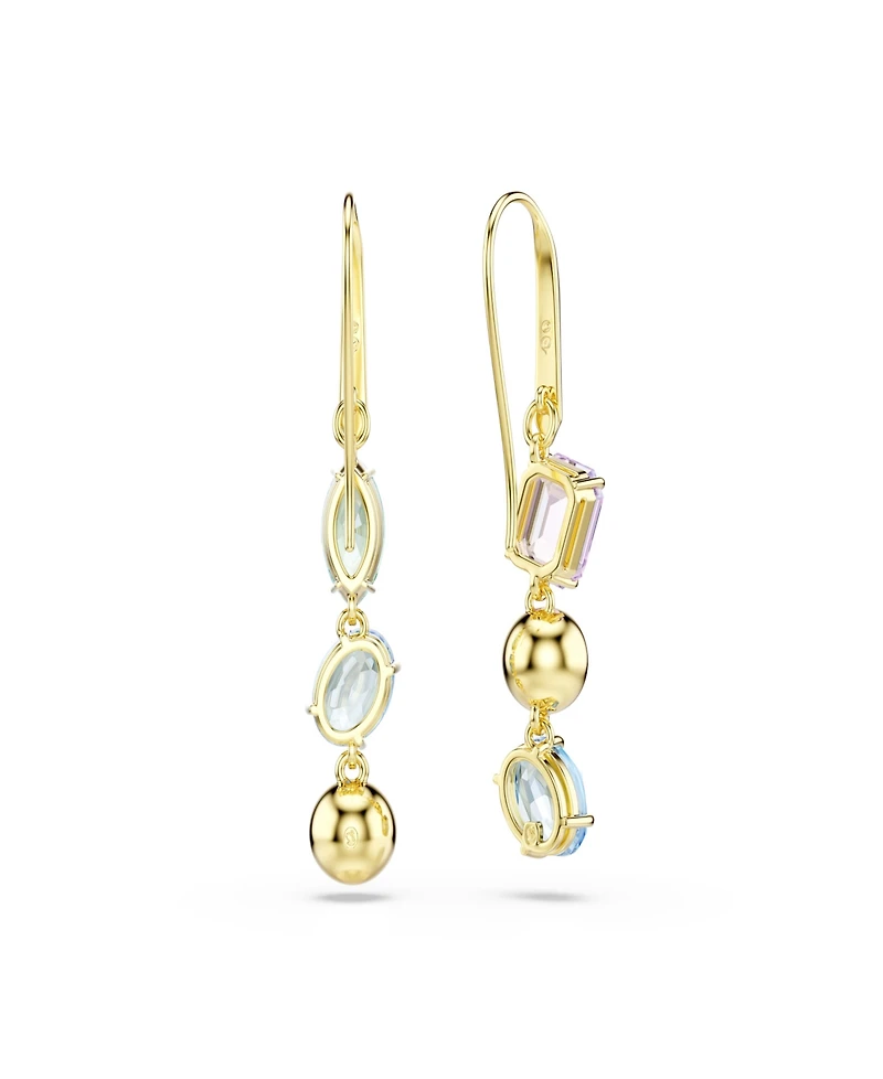 Swarovski Gold-Tone Plated Brass Earrings