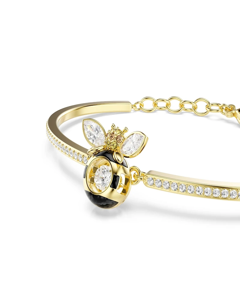 Swarovski Gold-Tone Plated Idyllia Bee Bracelet