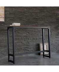 flynama Minimalist Industrial Bar Cocktail Logan Table