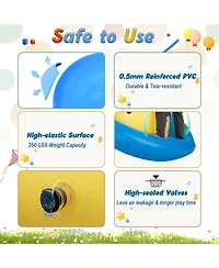 Inolait 7.5 Foot Giant Inflatable Dome Rocker Bouncer with 6 Built-in Handles for Kids