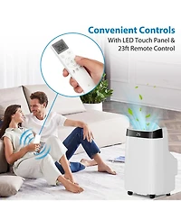 Xo 10,000 Btu Portable Ac, Cooling, Dehumidifier and Fan for Rooms up to 450 Sq. Ft., Quiet Sleep Setting