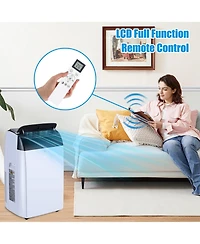 Xo 14,000 Btu Portable Ac for Rooms up to 750 Sq. Ft. with Cooling, Fan, Dehumidifier, Auto Swing, Sleep Mode, 3-Speed Fan