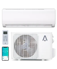 Xo 24000 Btu Mini Split Ac and Heat Pump, 21 SEER2, WiFi and Alexa Compatible, Cools and Heats 1500 Sq. Ft, Installation Kit