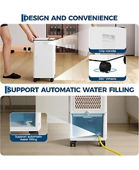 Xo 7L Evaporative Air Cooler, 3-in-1 Portable Swamp Cooler, 3 Speeds, 12H Timer, Remote Control, 80degree(s) Oscillation, 1.85 Gal Tank
