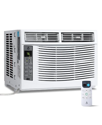 Xo 6000 Btu Window Ac Unit, 3-in-1 Air Conditioner, Sleep and Eco Mode, Timer, 115V