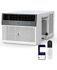 Xo U-Shaped 3 in 1 6000 Btu Window Air Conditioner with Remote and WiFi App Control for Office, Bedroom, 115V