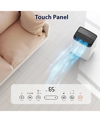 Xo 3-in-1 14000 Btu Portable Air Conditioner for Large Room, Cools Up to 750 Sq ft with Dehumidifier and Fan, Secure Hose and Window Kit