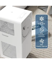 Xo Space-Saving 10,000 Btu Portable Air Conditioner, Easy Operation for Home and Office for Rooms up to 450 sq.ft.