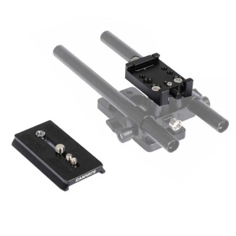 Camvate Manfrotto Quick Release Plate Assembly with Sliding Plate