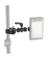 Camvate Ball Head Mount 1/4inch Threads with Central Lock Knob and Super Crab Gripper Clamp