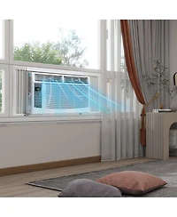 Xo 2 Pack 6000 Btu Smart Window Ac, WiFi and App Control, Quiet 50 dB, Cools 250 Sq. Ft, Remote, Easy Install