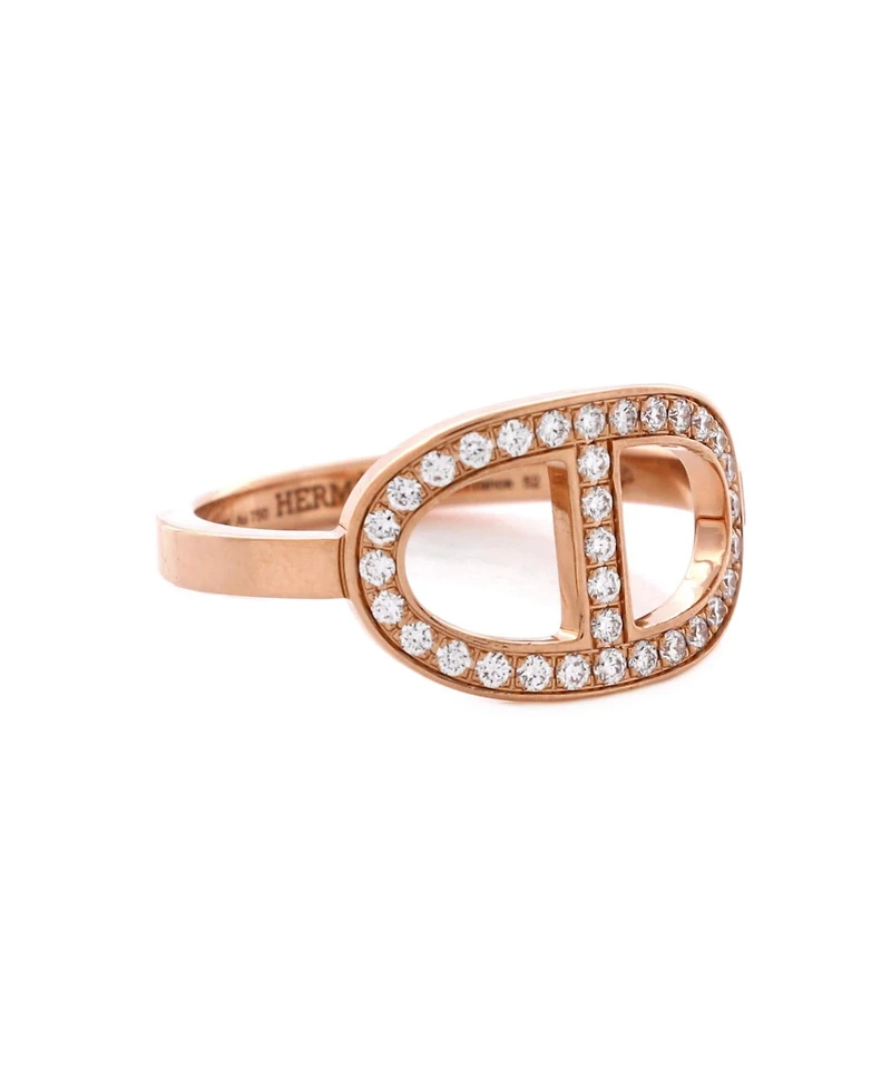 Pre-Owned Hermes Chaine d'Ancre Contour Ring