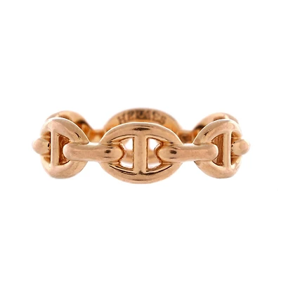 Pre-Owned Hermes Chaine d'Ancre Enchainee Ring