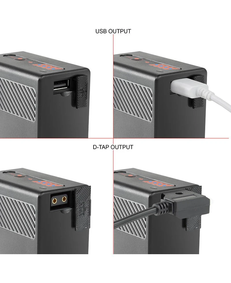 Shape Bp-u Dual Lcd Charger with 2x Bp-U65 Lithium-ion Batteries