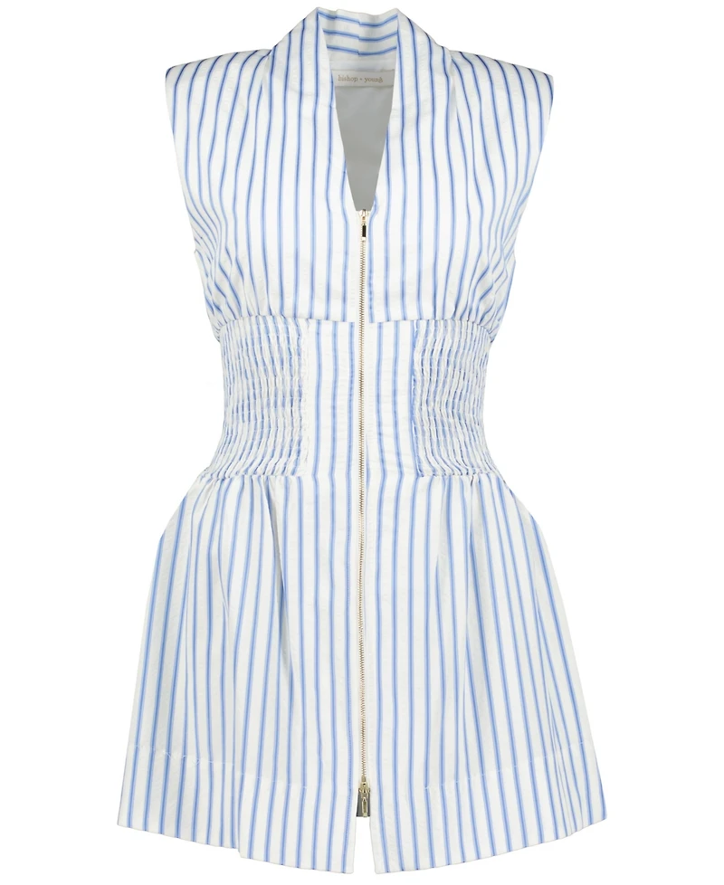 Bishop + Young Women's Serene Zip Front Mini Dress