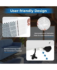 Ecooso 10000 Btu Portable Air Conditioner 3 in 1 Ac Unit Fan and Dehumidifier