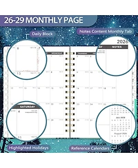 Gnuadz 2026-2029 Monthly Planner 3 Year Tabs Pocket