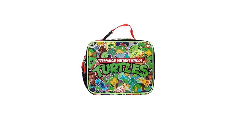 Teenage Mutant Ninja Turtles Tmnt Classic Retro Cartoon Characters and Icons All-Over Print 8" Lunch Bag