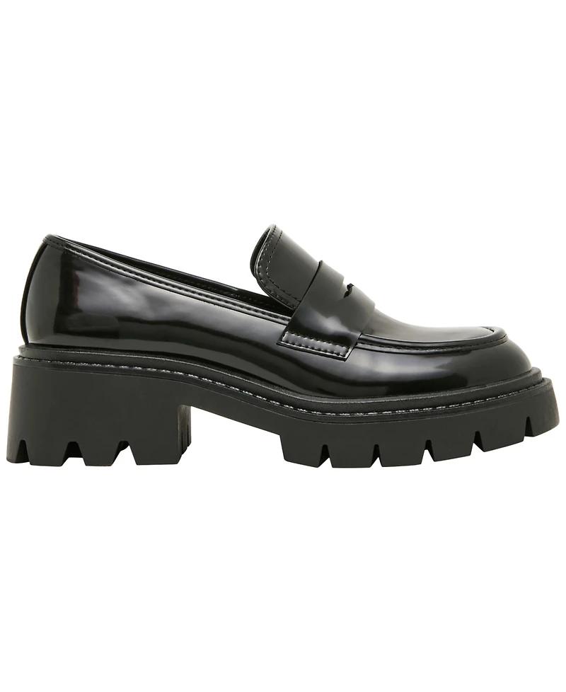 Madden Girl Women's Millie Lug-Sole Tailored Loafers