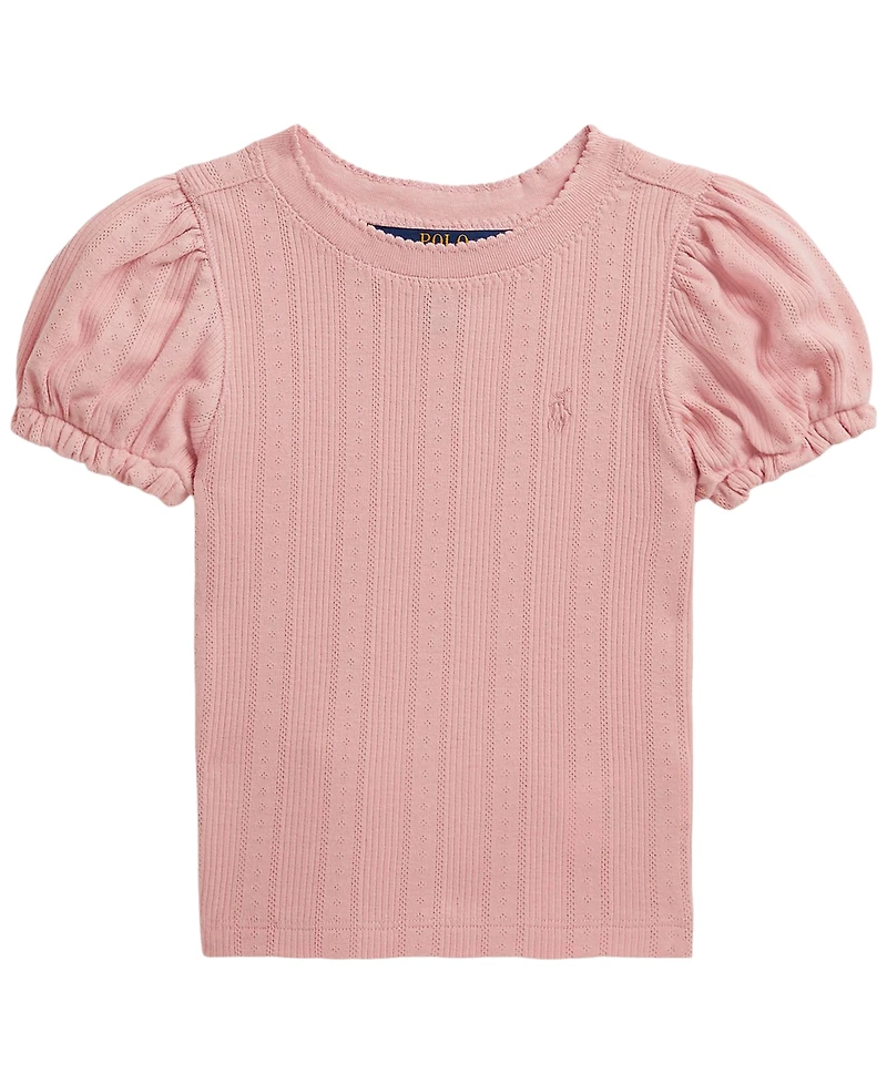 Polo Ralph Lauren Girls' 2T-6X Boxy Short-Sleeve T-Shirt