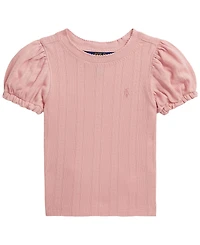 Polo Ralph Lauren Girls' 2T-6X Boxy Short-Sleeve T-Shirt